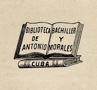 Foto de Exlibri, colección de la Biblioteca Nacional